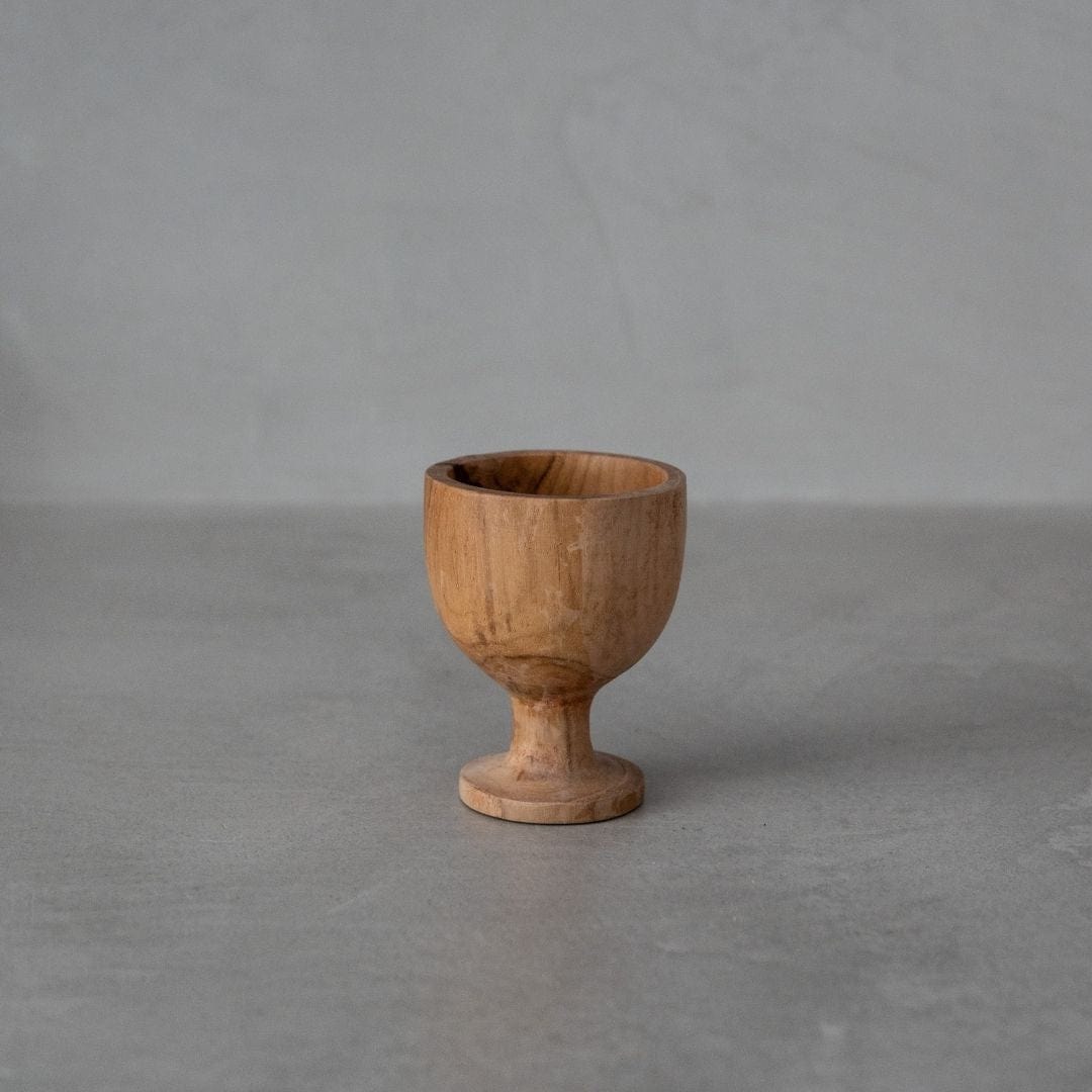 Zoco Home Decor/Kitchen Teak Egg Cup | Natural