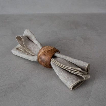 Zoco Home Decor/Kitchen Teak Napkin Ring | Natural