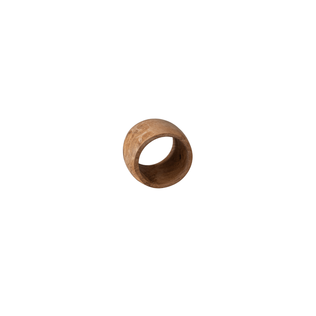Zoco Home Decor/Kitchen Teak Napkin Ring | Natural