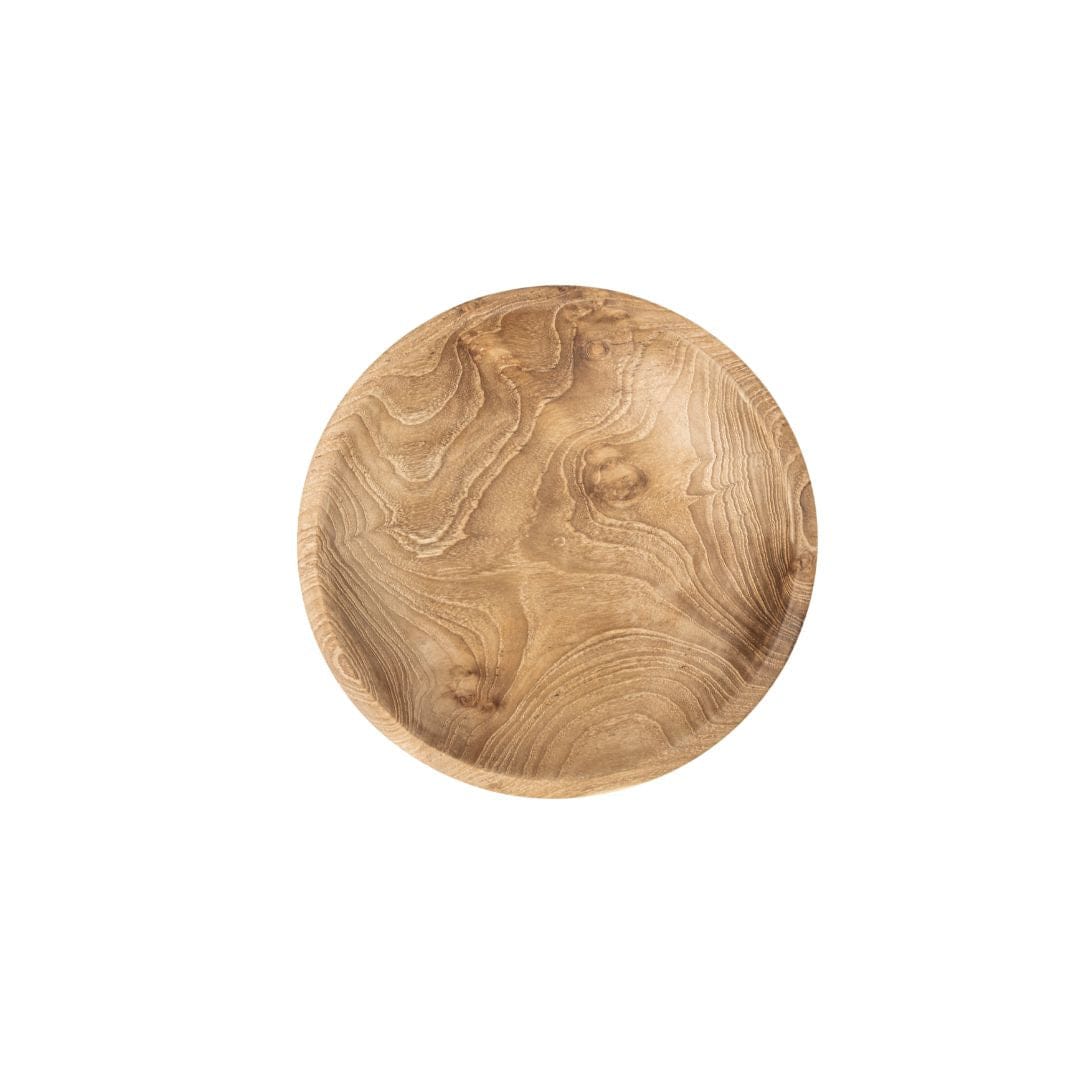 Zoco Home Teak Serving Bowl | 30x6cm