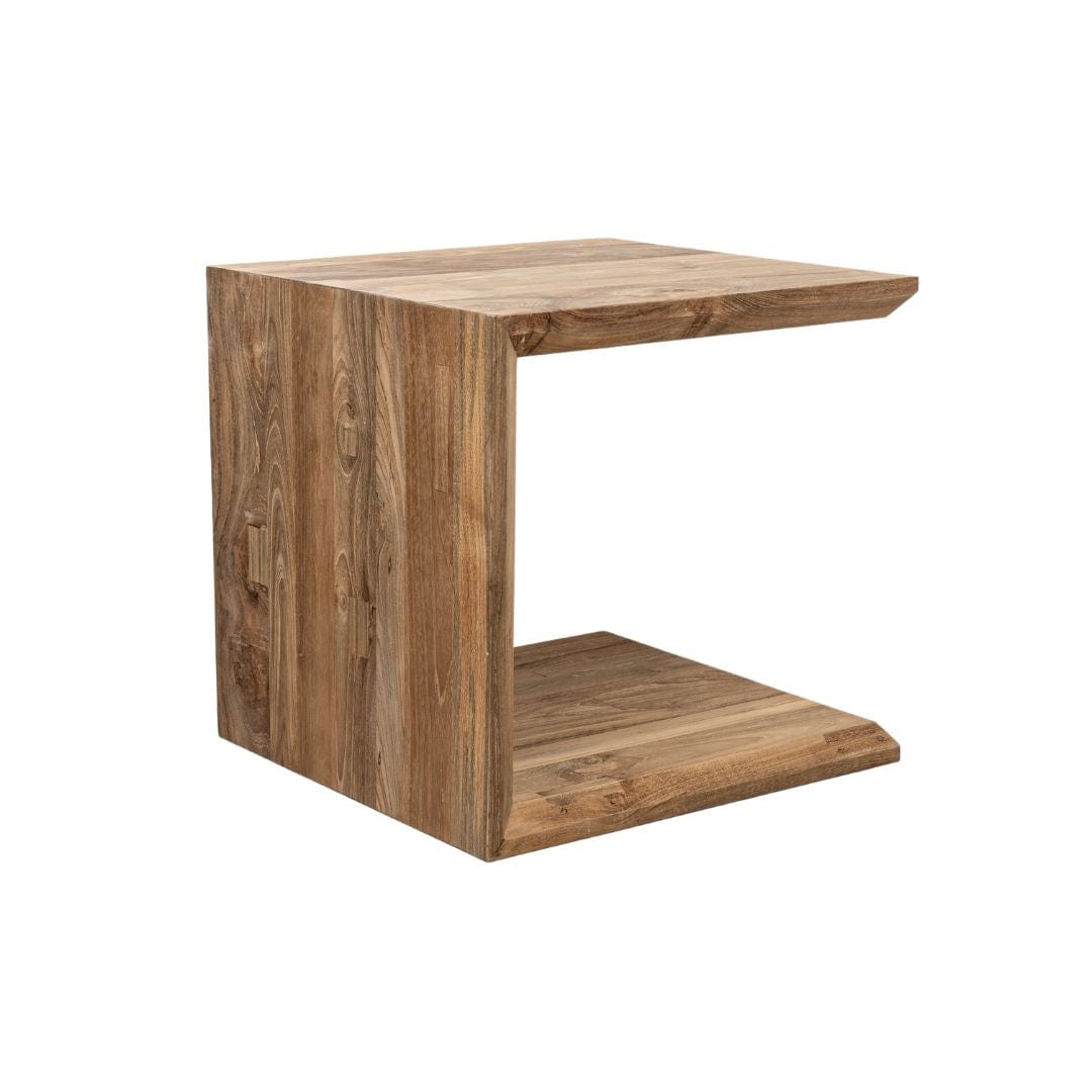 Zoco Home Furniture Teak Side Table | 50x46x57cm