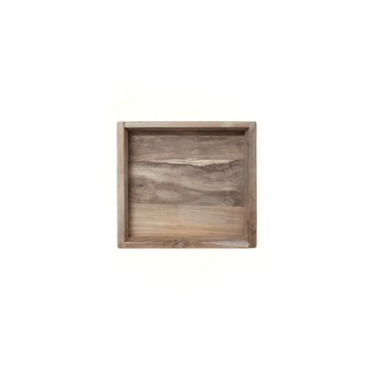 Zoco Home Teak Square Tray | 30x30x8cm