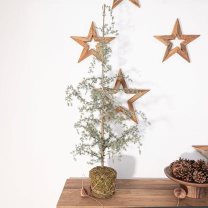 Zoco Home Decor/Christmas Teak Star Ornament