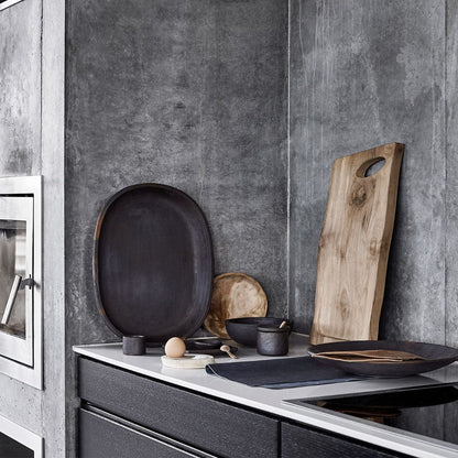 Zoco Home Terracotta Egg Cup | Brown/Black 4x4.5cm