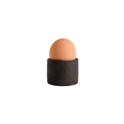 Zoco Home Decor/Kitchen Terracotta Egg Cup | Brown/Black 4x4.5cm