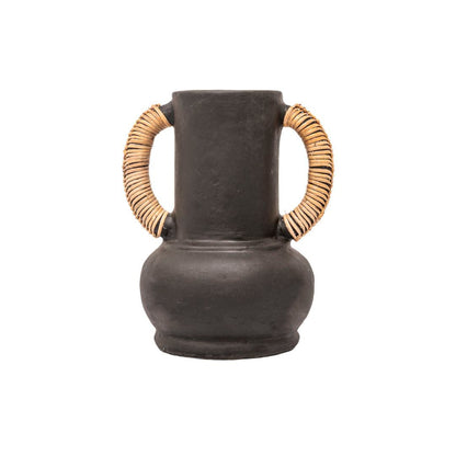 Zoco Home Furniture Terracotta Vase | Black | 20x30cm