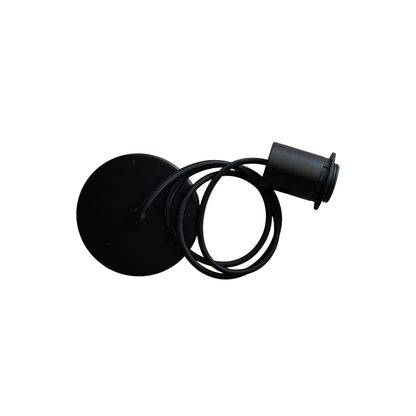 Zoco Home Decor/Lighting Textile Pendant Cable | Black 1m