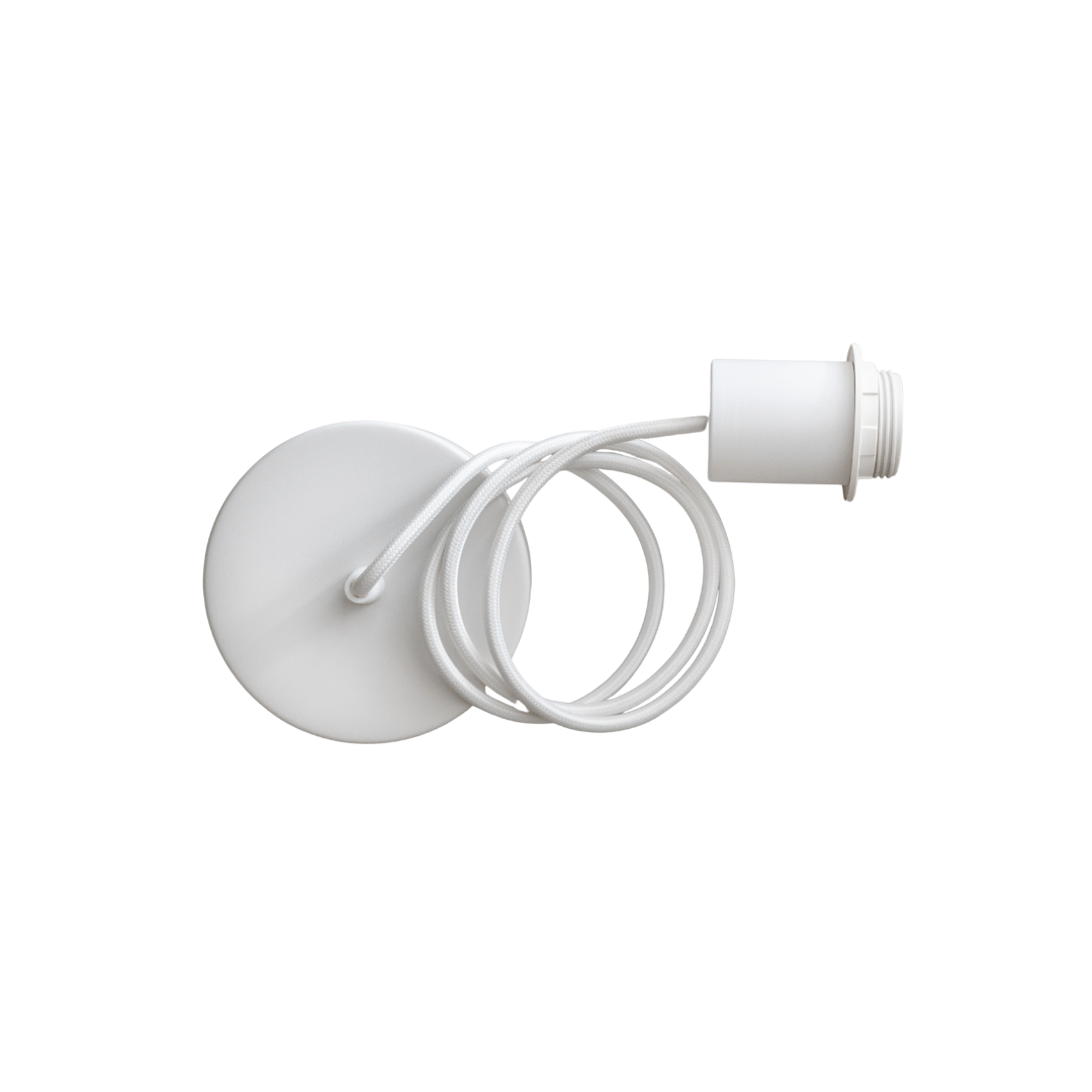 Zoco Home Decor/Lighting Textile Pendant Cable | White 1m