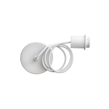Zoco Home Decor/Lighting Textile Pendant Cable | White 1m