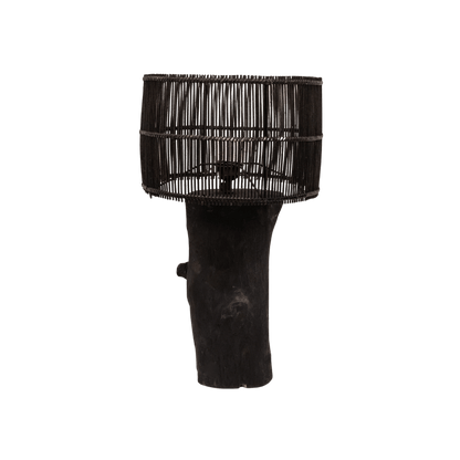 Zoco Home Timber Table Lamp | Black 30x50cm