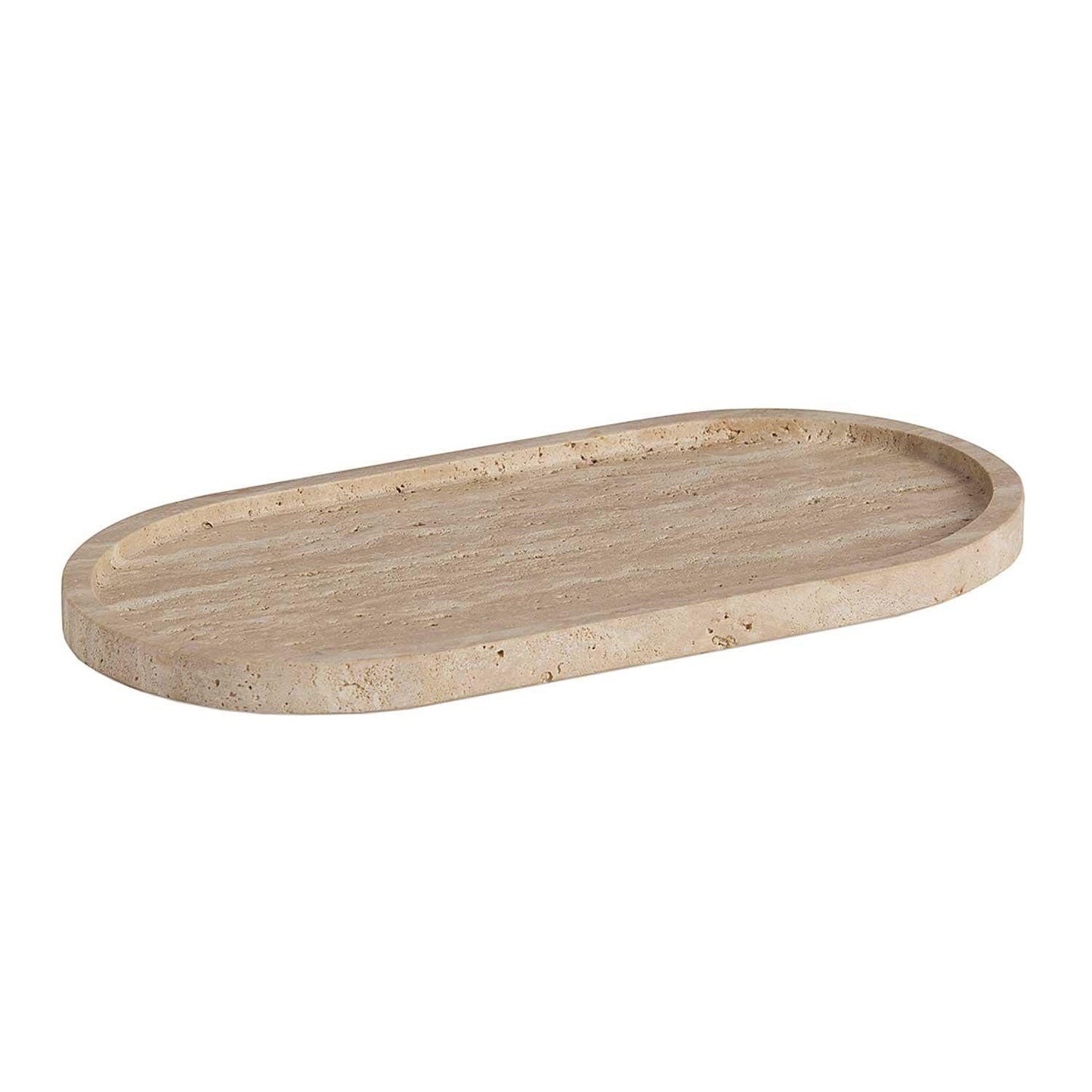 Zoco Home Travertine Tray | 30x15x1.5cm