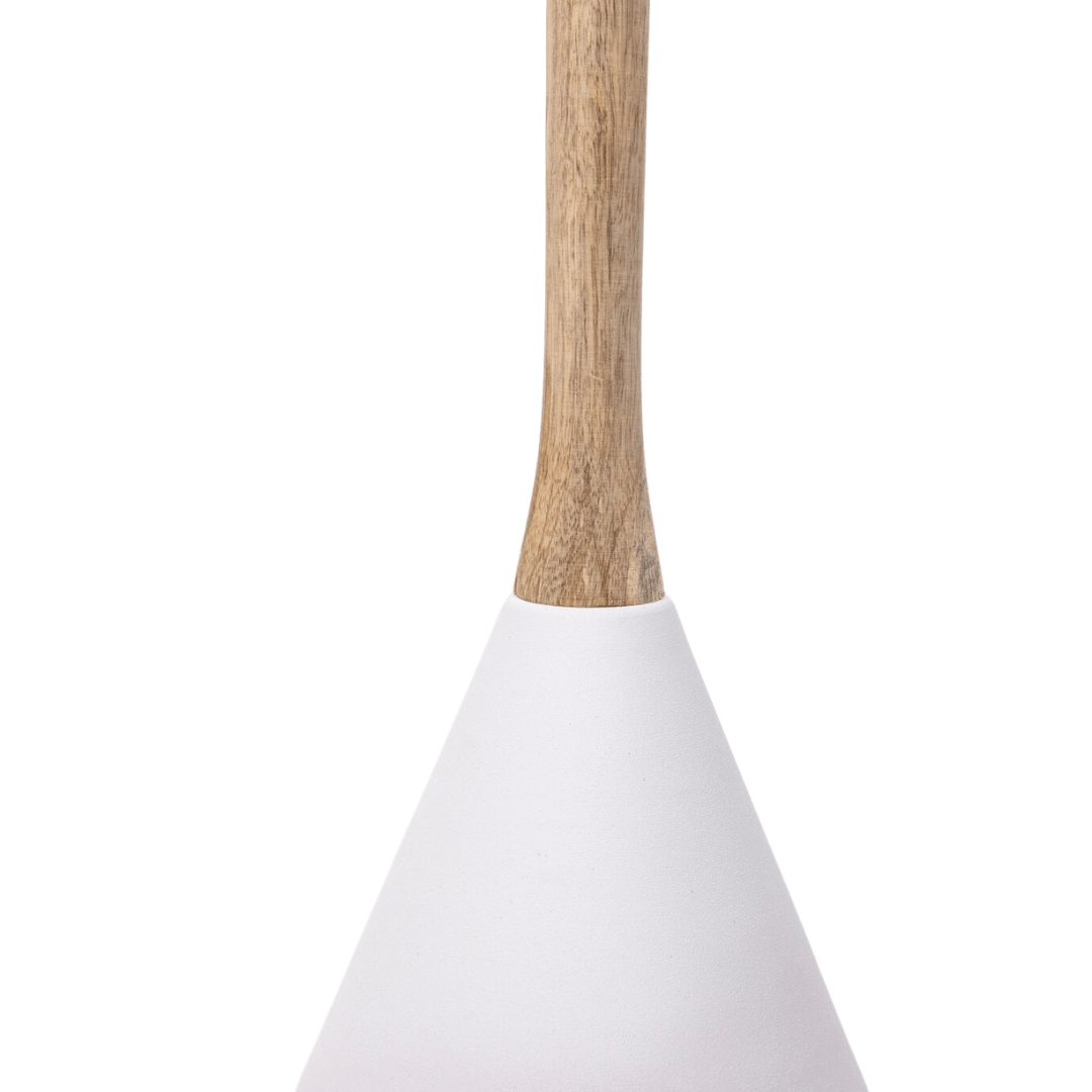 Zoco Home Decor/Lighting Triangle Hanging Lamp | White 25x42cm