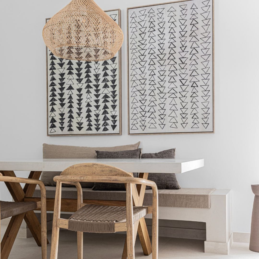 Zoco Home Decor/Accessories Triangle Wall Art | Natural 83x123cm