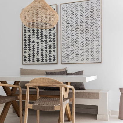 Zoco Home Decor/Accessories Triangle Wall Art | Natural 83x123cm