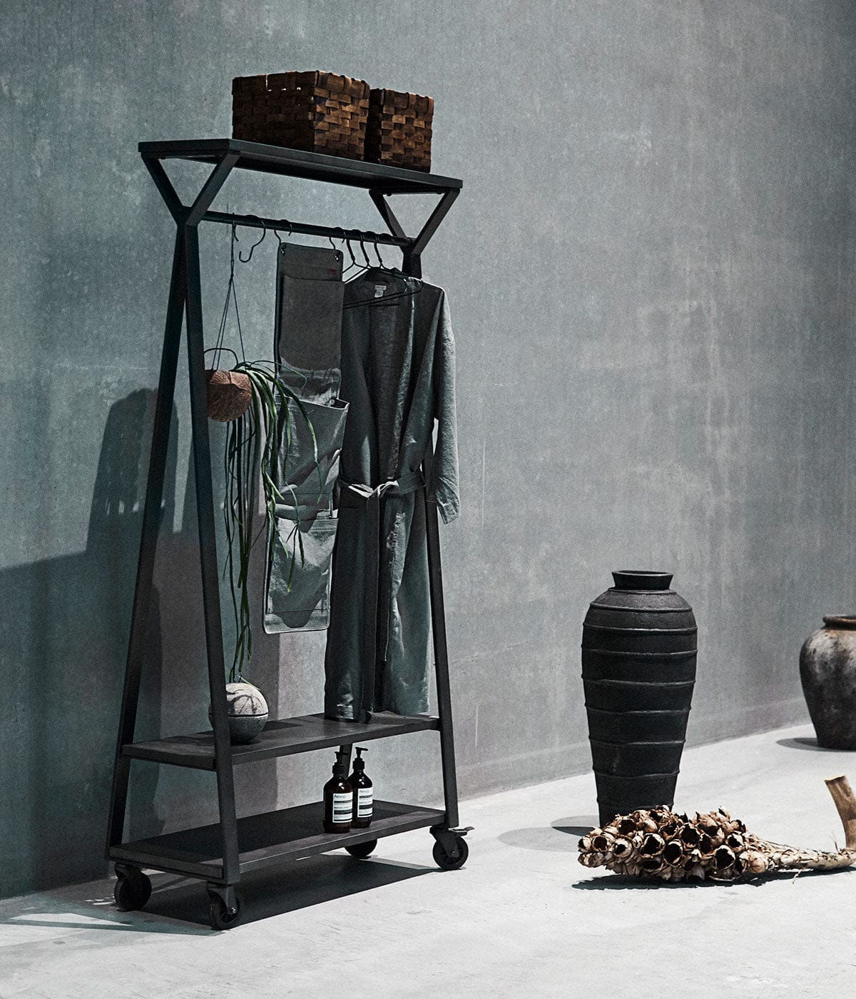 Zoco Home Furniture/Other Tulum Clothes Rack | Black 100x40x185cm