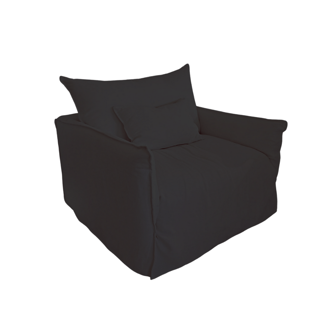 Zoco Home Furniture Tulum Linen Sofa | One Seater