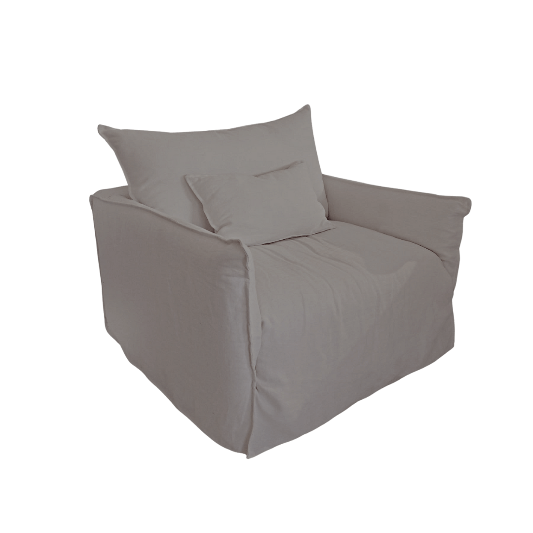 Zoco Home Furniture Tulum Linen Sofa | One Seater