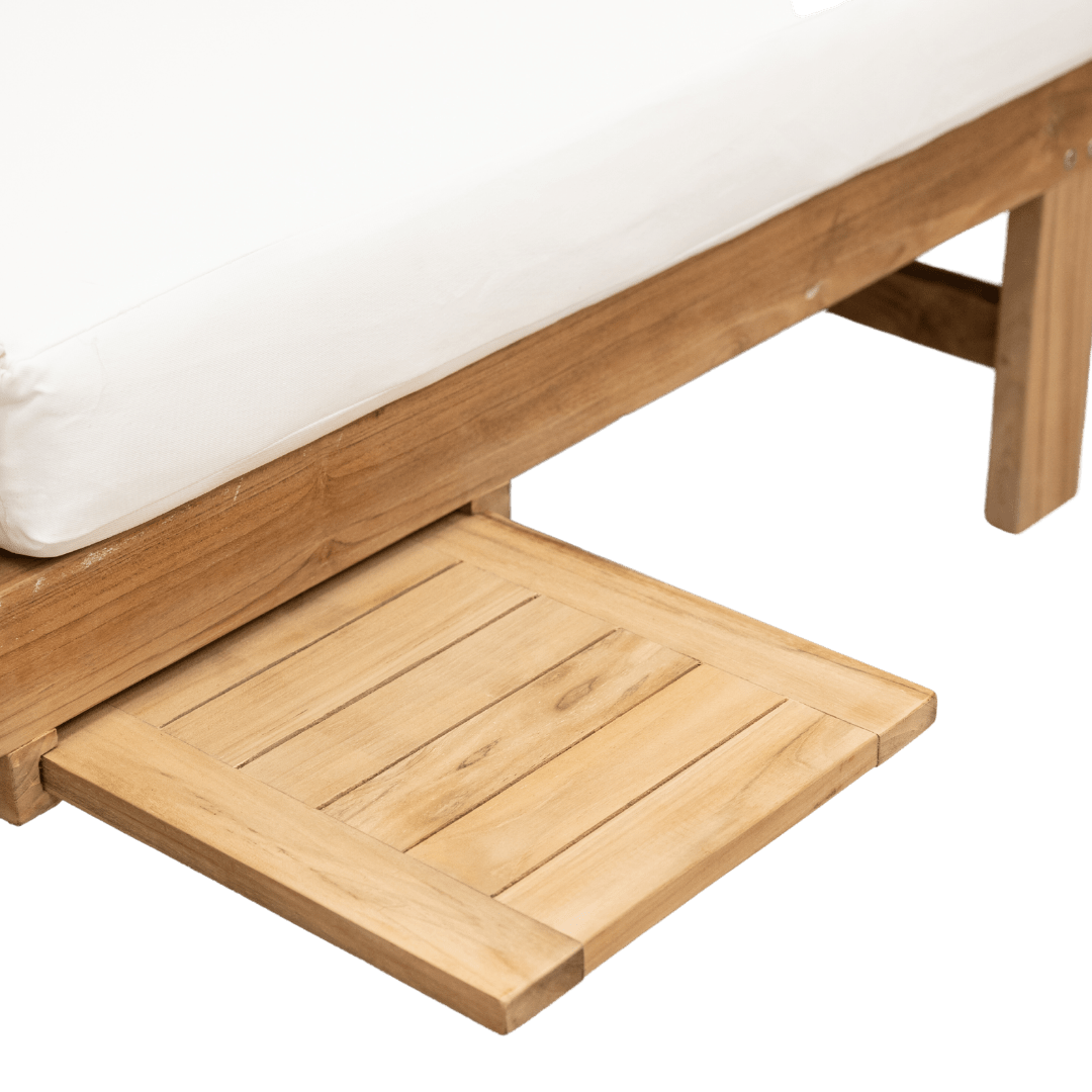 Zoco Home Tulum Teak Sunbed | 200x65x33cm