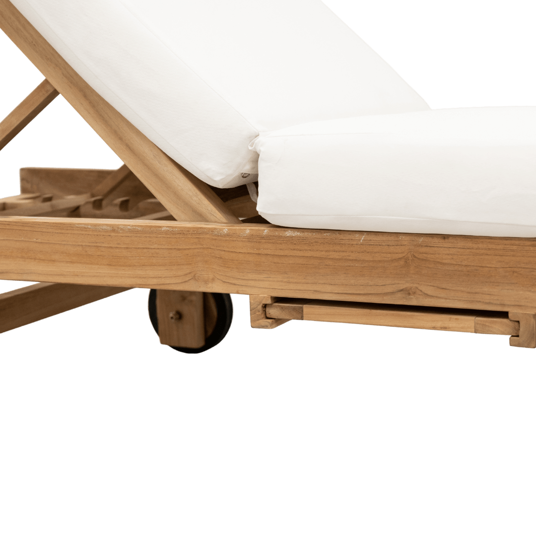 Zoco Home Tulum Teak Sunbed | 200x65x33cm