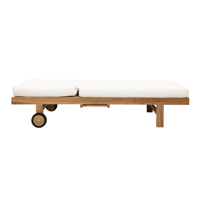 Zoco Home Tulum Teak Sunbed | 200x65x33cm