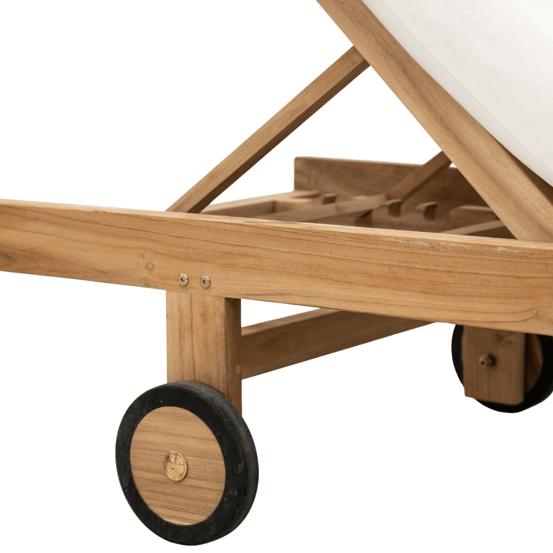 Zoco Home Tulum Teak Sunbed | 200x65x33cm