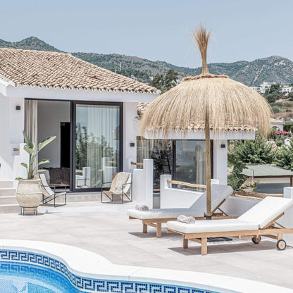 Zoco Home Outdoor Tulum Teak Sunbed | 200x65x33cm