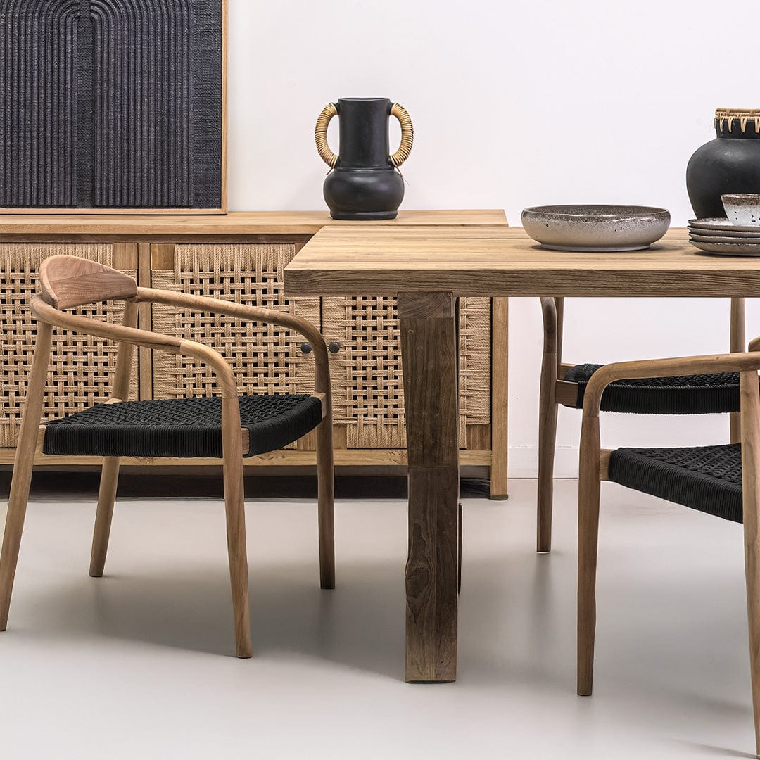 Zoco Home Outdoor/Chair/Dining Ventura Outdoor Dining Chair | Black