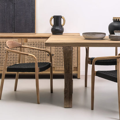 Zoco Home Outdoor/Chair/Dining Ventura Outdoor Dining Chair | Black