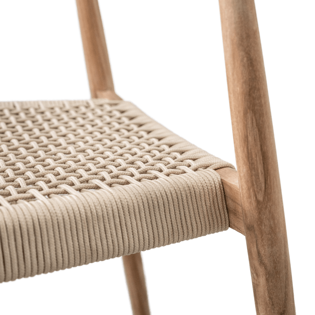 Zoco Home Outdoor/Chair/Dining Ventura Outdoor Dining Chair | Sand 55x47x77cm