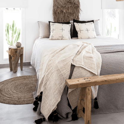 Zoco Home Vintage Elm Wood Bench