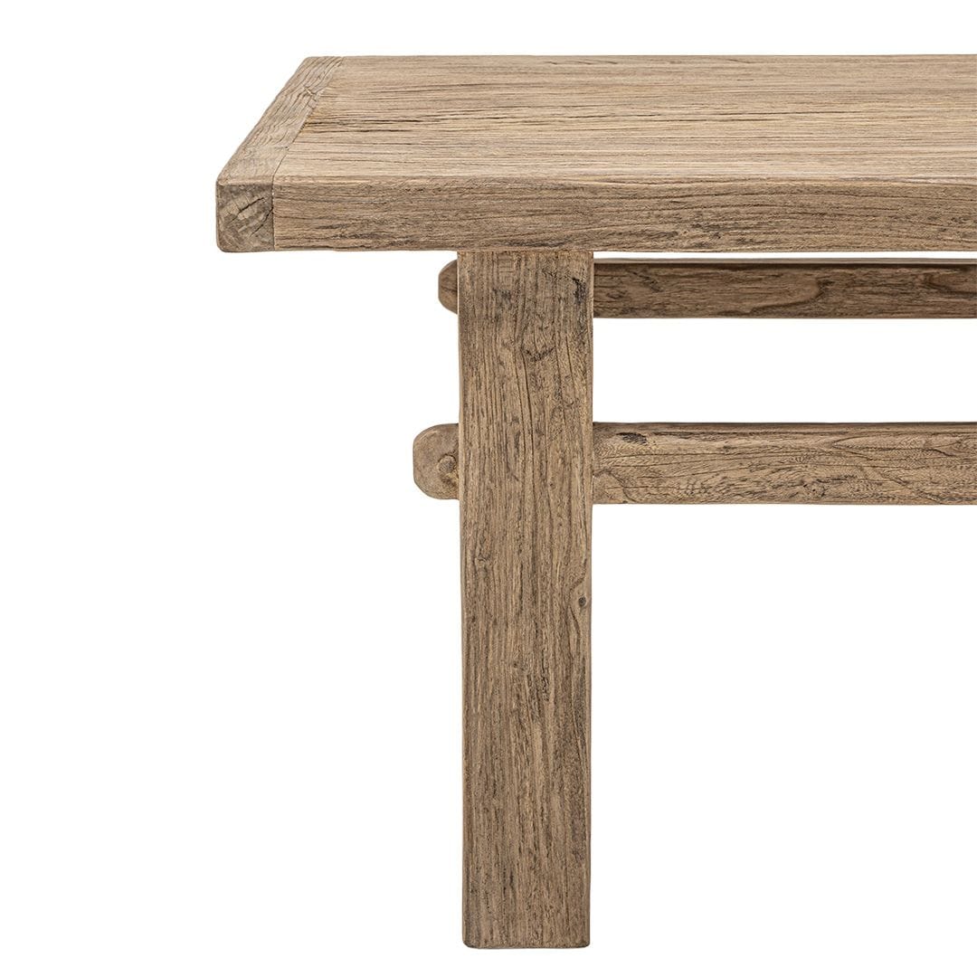 Zoco Home Furniture/Table/Coffee Vintage Elm Wood Coffee Table