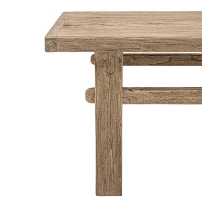 Zoco Home Furniture/Table/Coffee Vintage Elm Wood Coffee Table