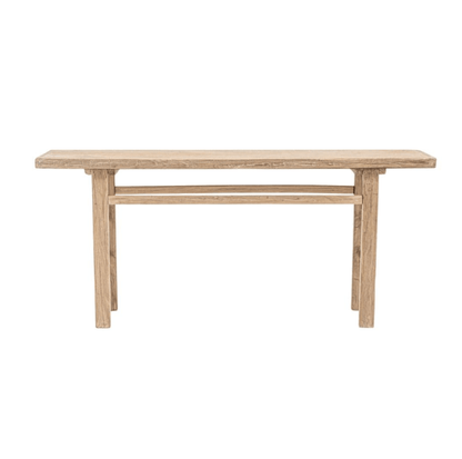 Zoco Home Vintage Elm Wood Console Table