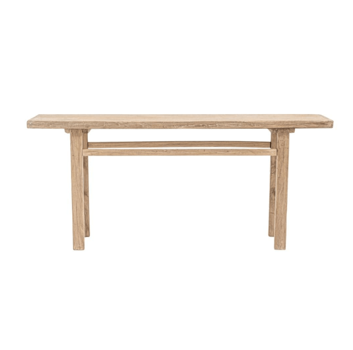 Zoco Home Vintage Elm Wood Console Table