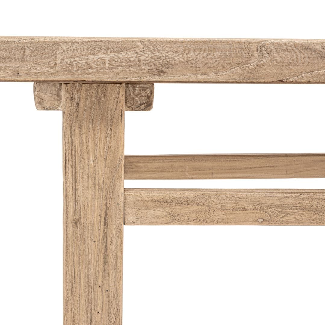 Zoco Home Vintage Elm Wood Console Table