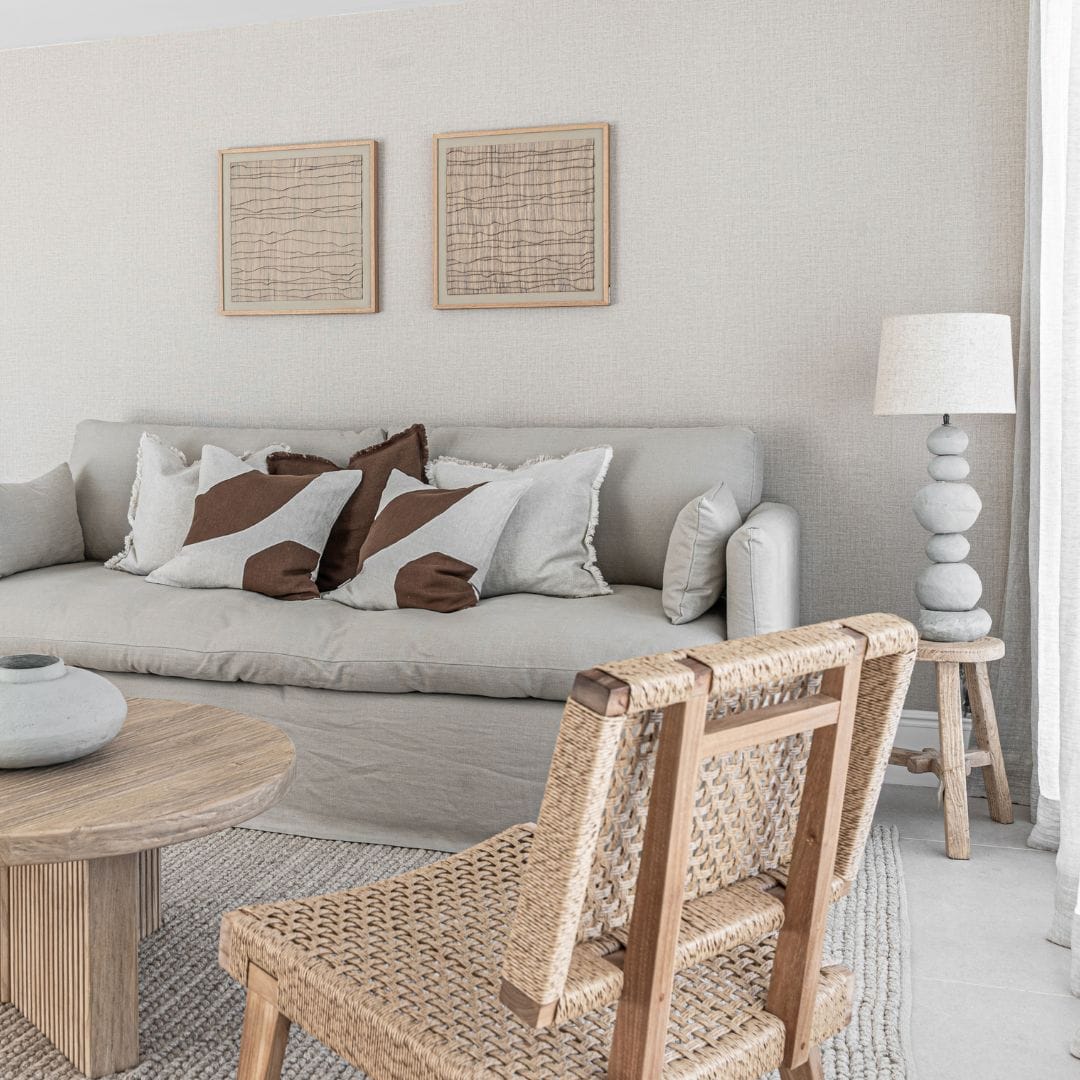 Zoco Home Furniture/Chair Vintage Elm Wood Round Stool