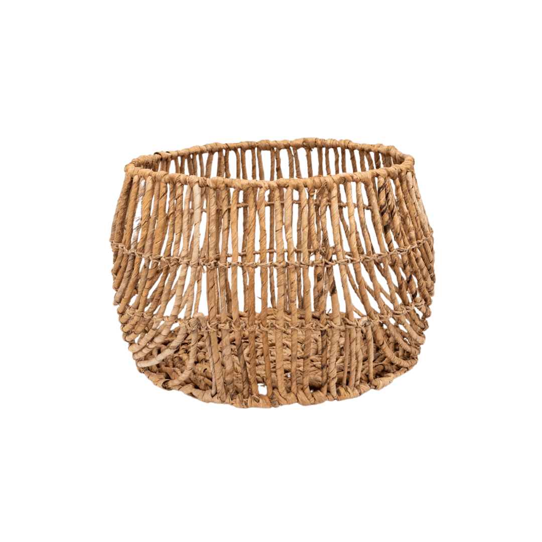 Zoco Home Decor/Accessories Water Hyacinth Round Basket | M