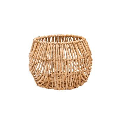 Zoco Home Decor/Accessories Water Hyacinth Round Basket | S