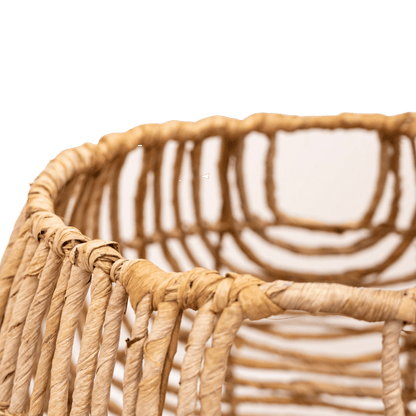 Zoco Home Decor/Accessories Water Hyacinth Round Basket | S