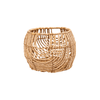 Zoco Home Decor/Accessories Water Hyacinth Round Basket | S