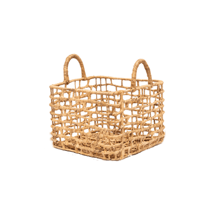 Zoco Home Decor/Accessories Water Hyacinth Square Basket | M