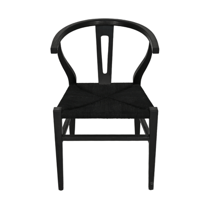 Zoco Home Furniture Wishbone Chair | Black