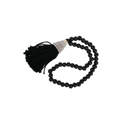 Zoco Home Decor/Accessories Wooden Bead Necklace | Black 58cm