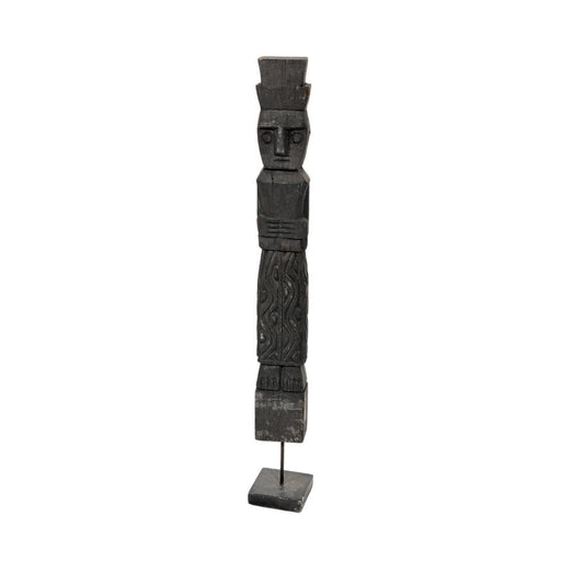 Estatua de Sumba de madera | Negra 40-50cm