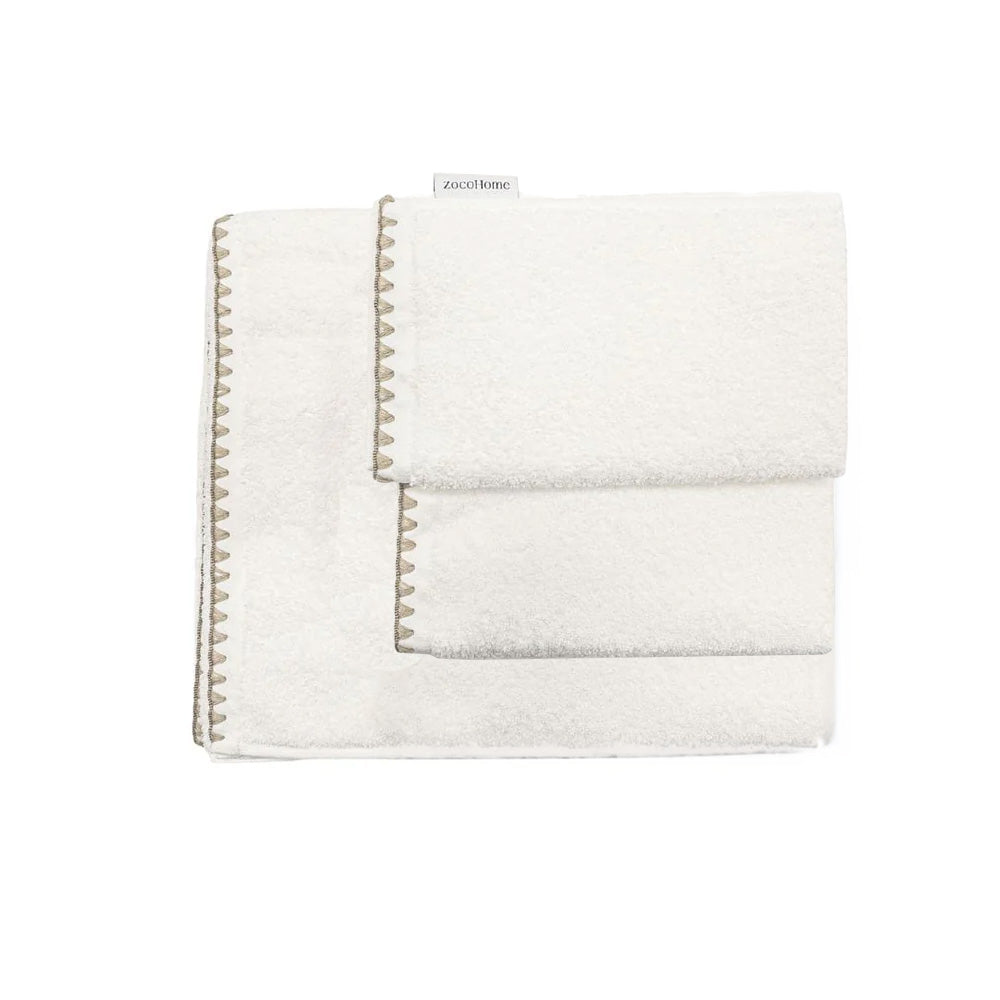 Zoco Home Decor/Textile/Towels Zen Towel | White