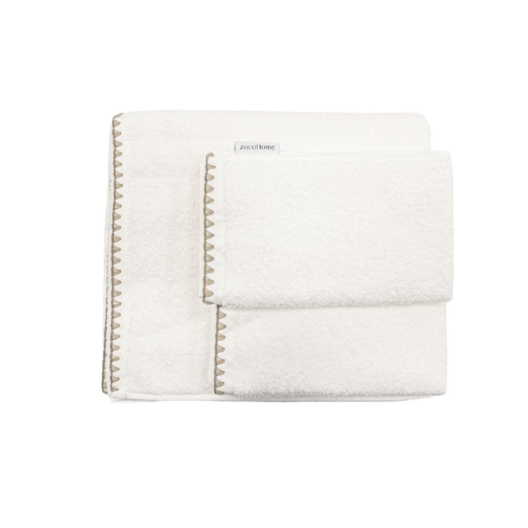 Zoco Home Decor/Textile/Towels Zen Towel | White