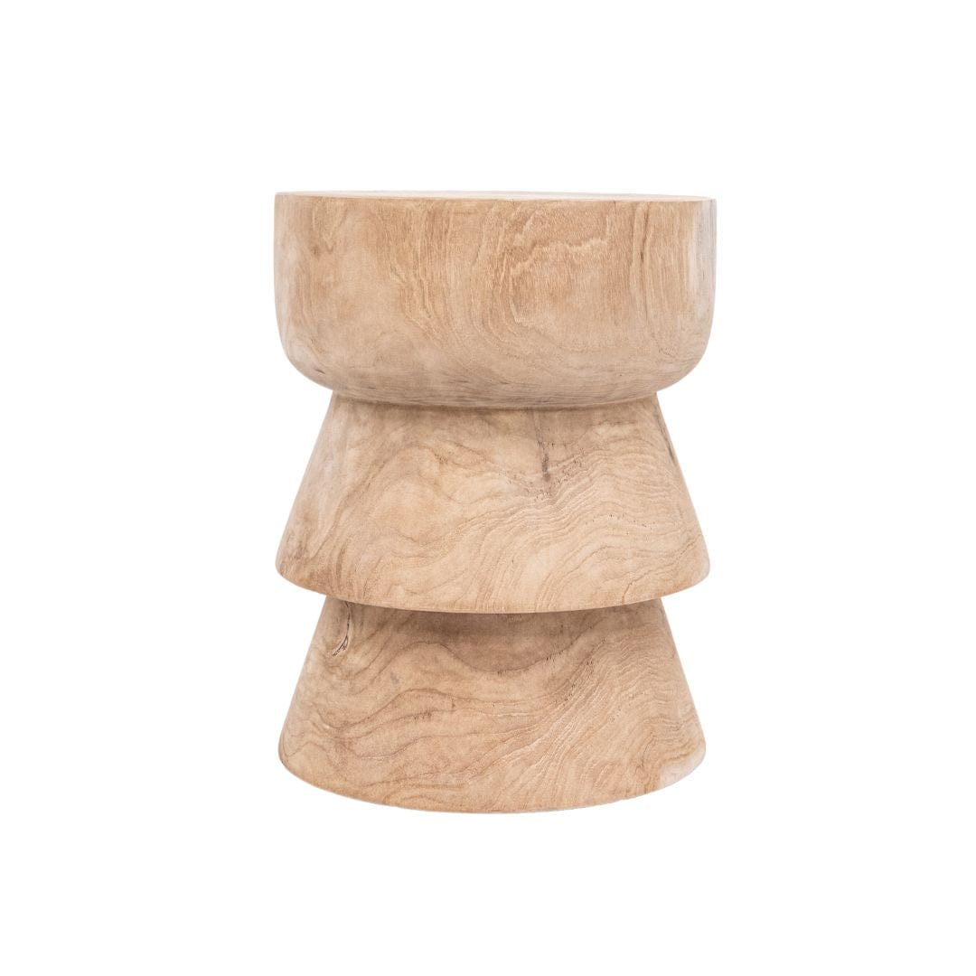 Zoco Home Table & Bar Stools Zigzag Stool | Natural 35x45cm